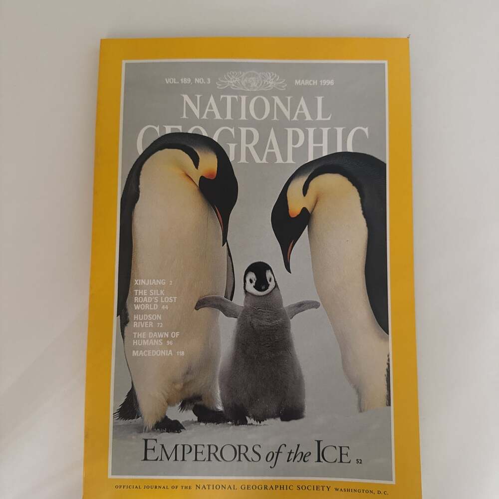 National Geographic Magazine March 1996 Vol. 189, No. 3 - Emperors of the Ice